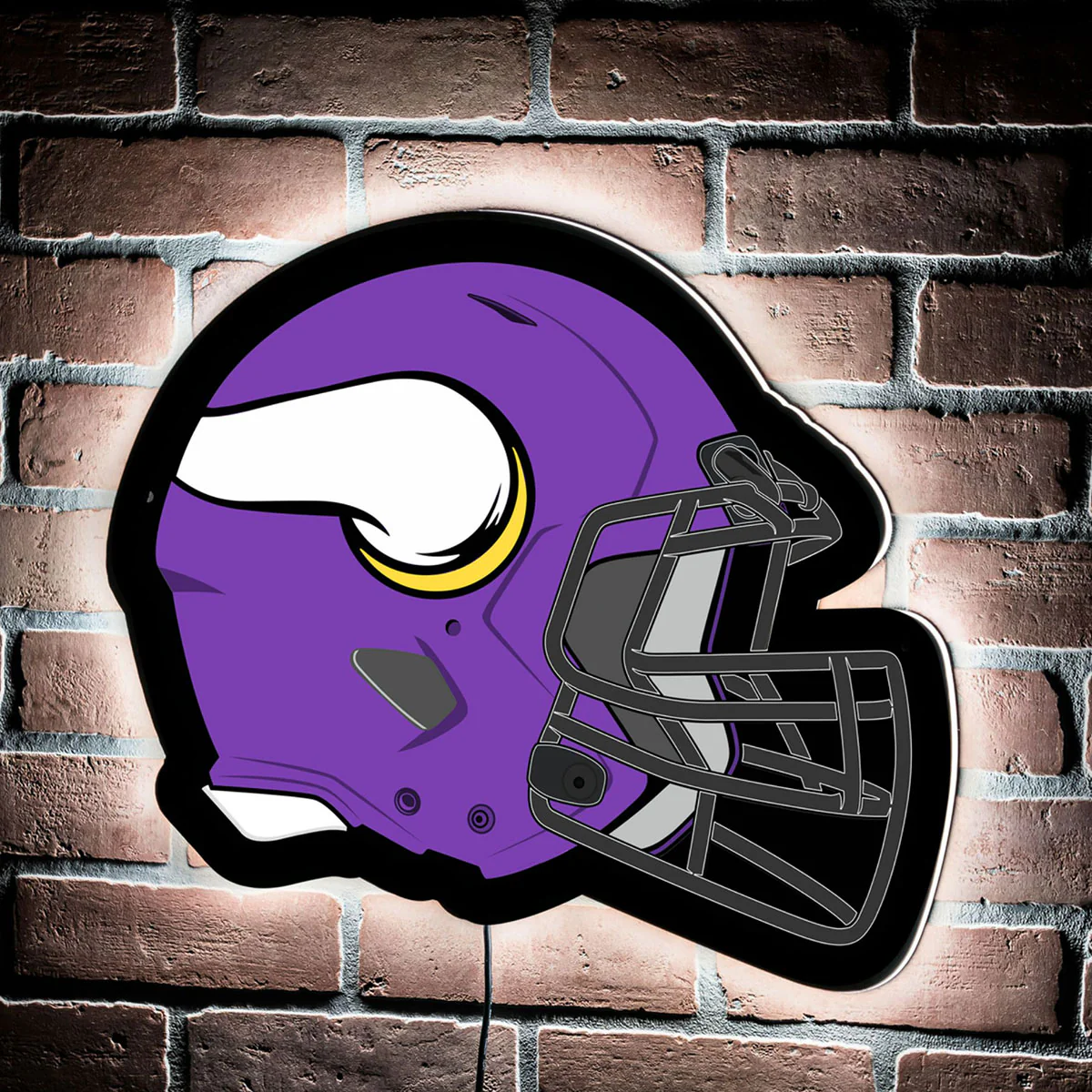 NFL Backlit Helmet Wall Sign - Image 66
