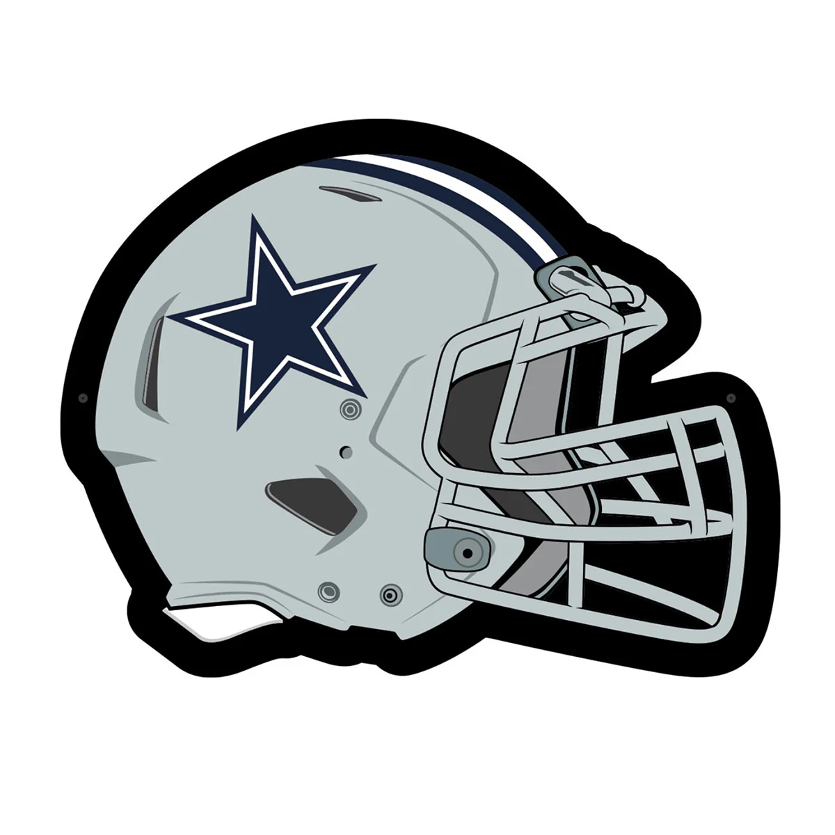 NFL Backlit Helmet Wall Sign - Image 7