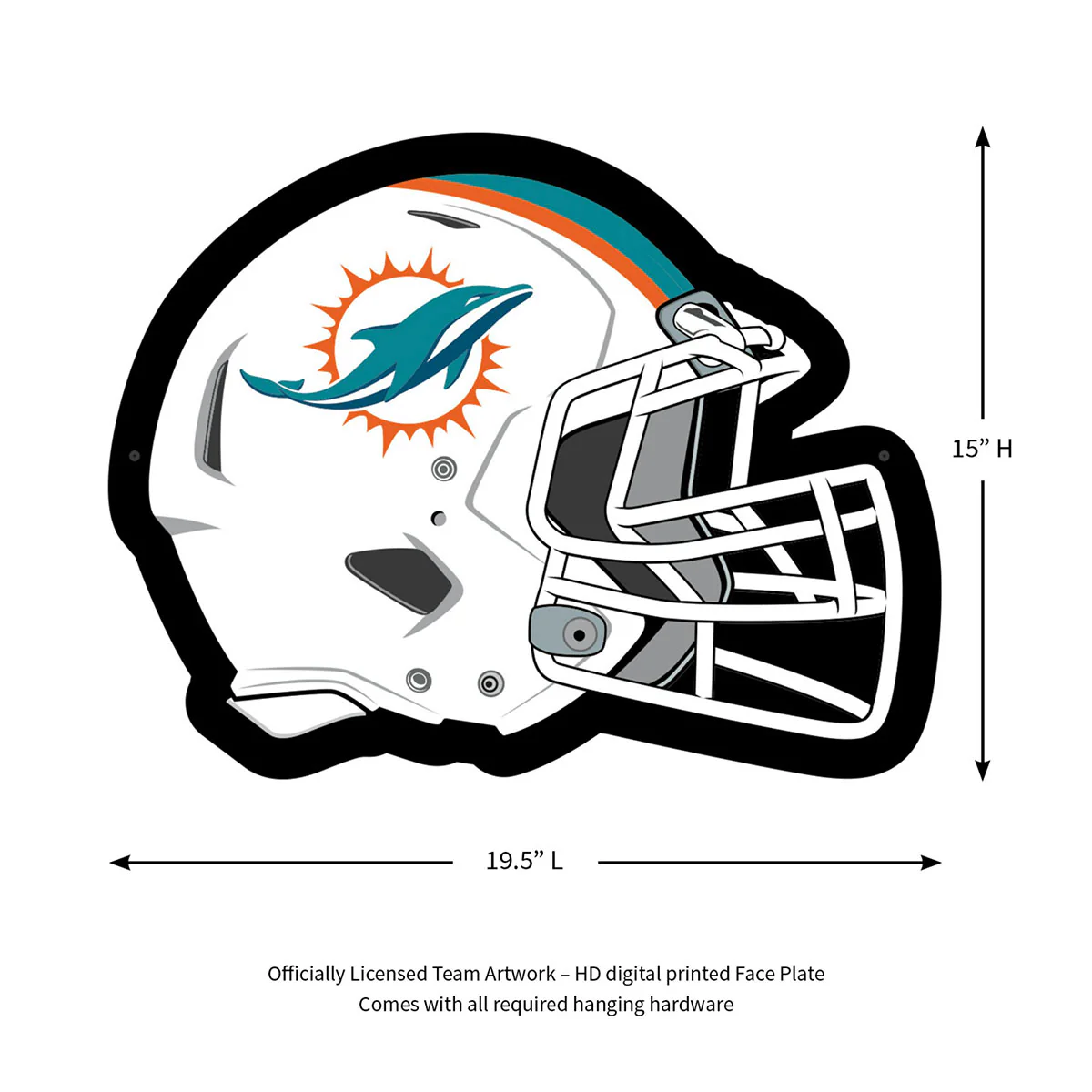 NFL Backlit Helmet Wall Sign - Image 97