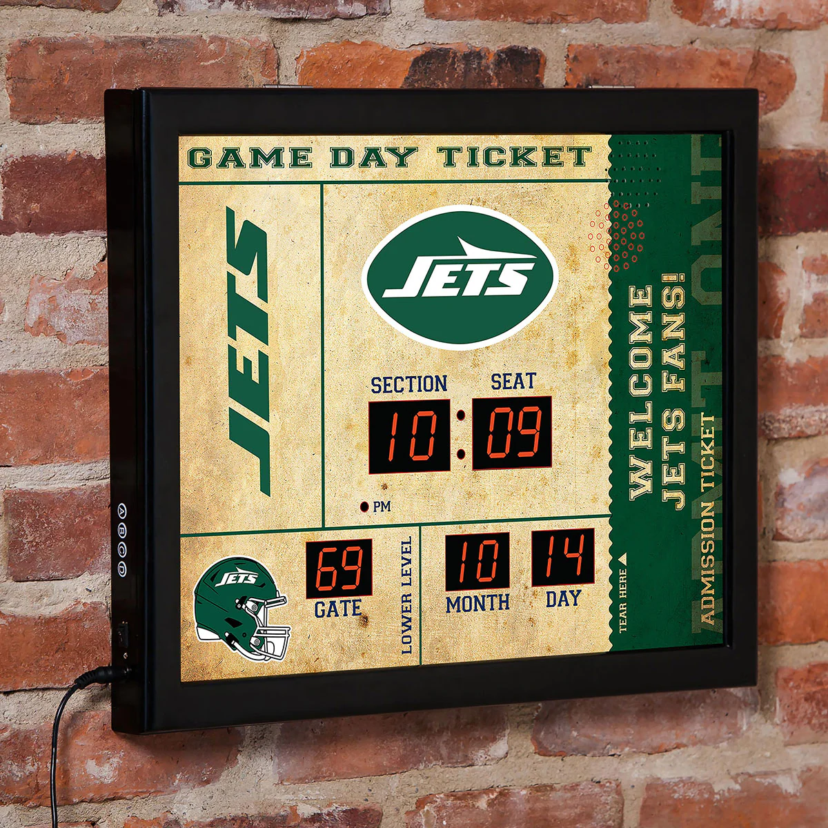 NFL Gameday Ticket Wall Clock and Speaker - Image 11
