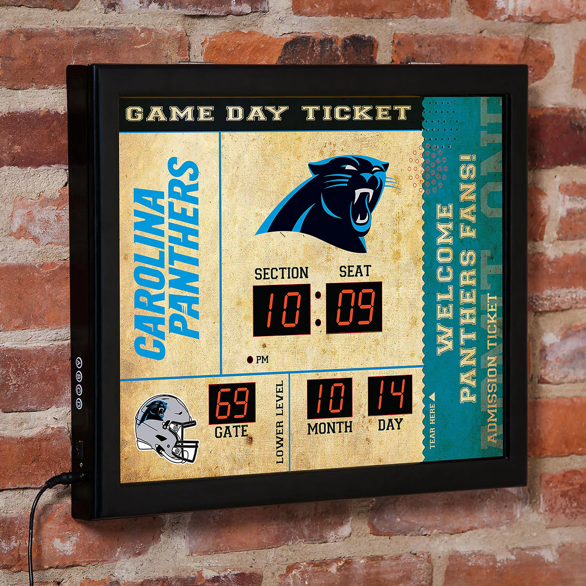 NFL Gameday Ticket Wall Clock and Speaker - Image 30
