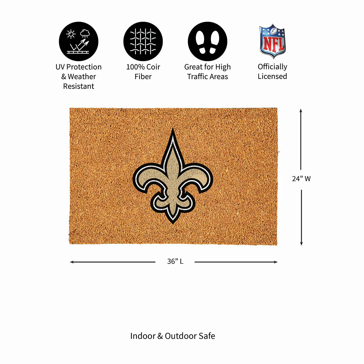 NFL Large Format Team Coir Mat - Image 117