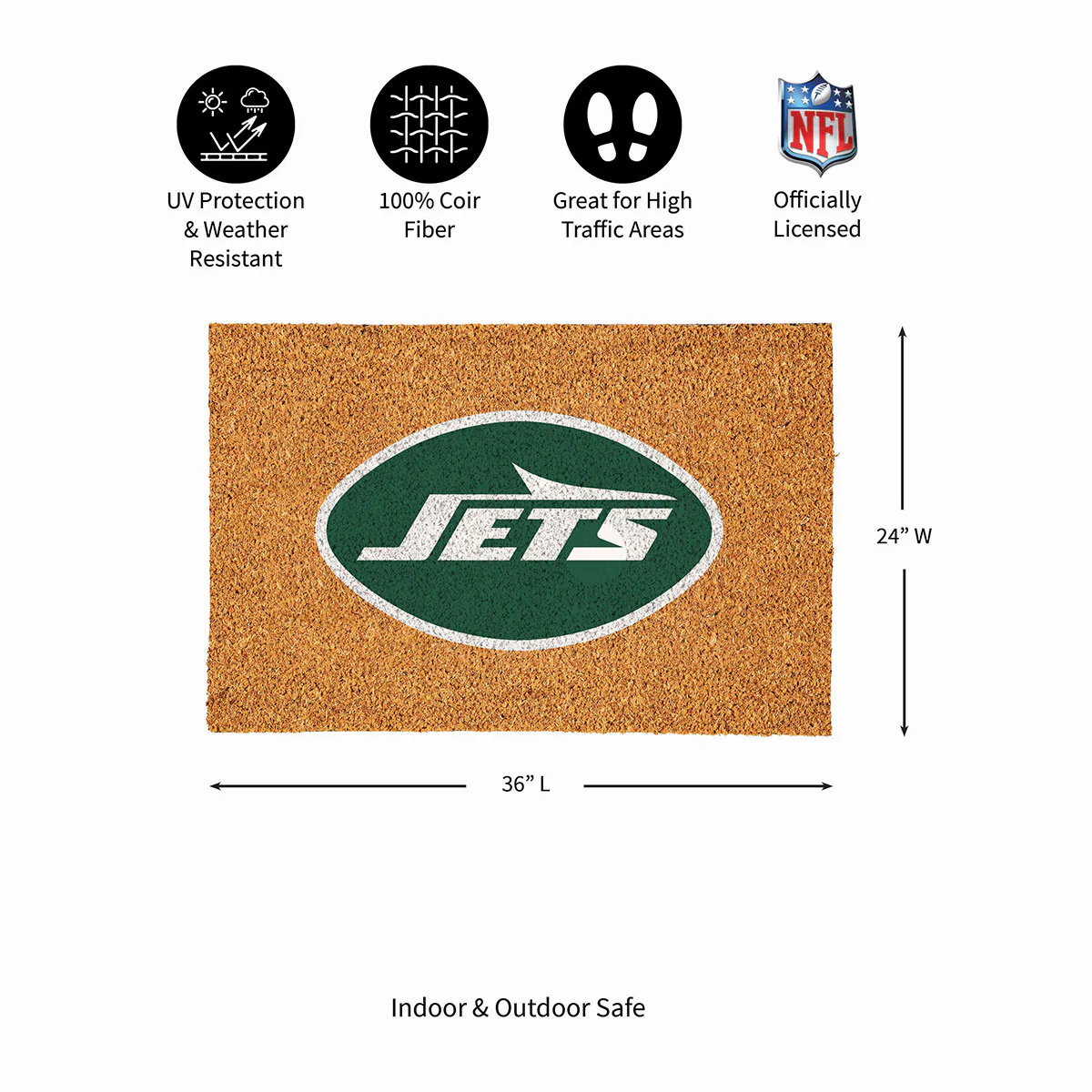 NFL Large Format Team Coir Mat - Image 127