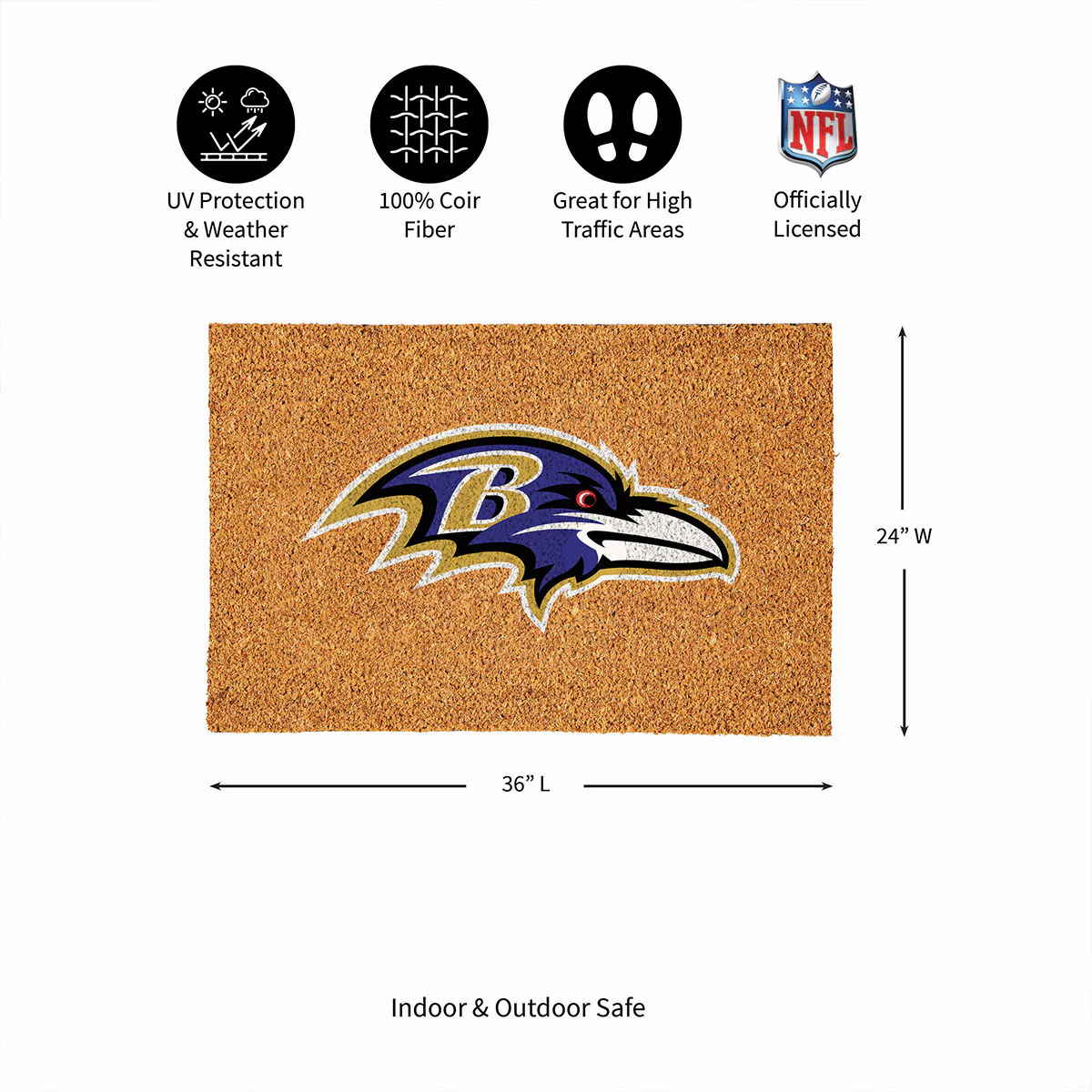 NFL Large Format Team Coir Mat - Image 13