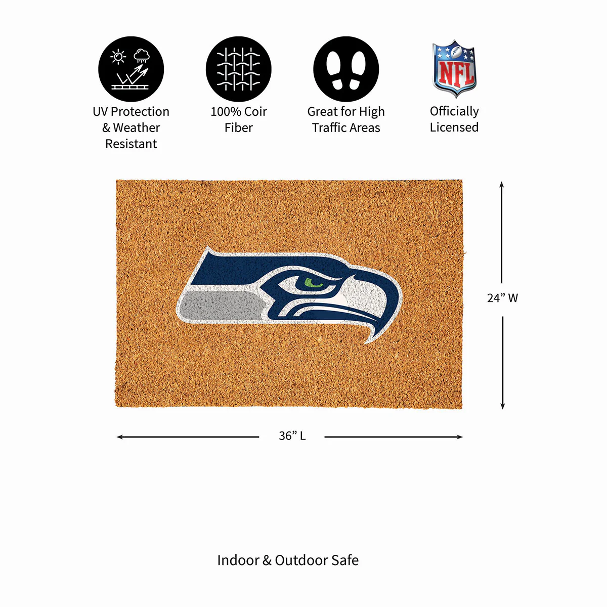 NFL Large Format Team Coir Mat - Image 147