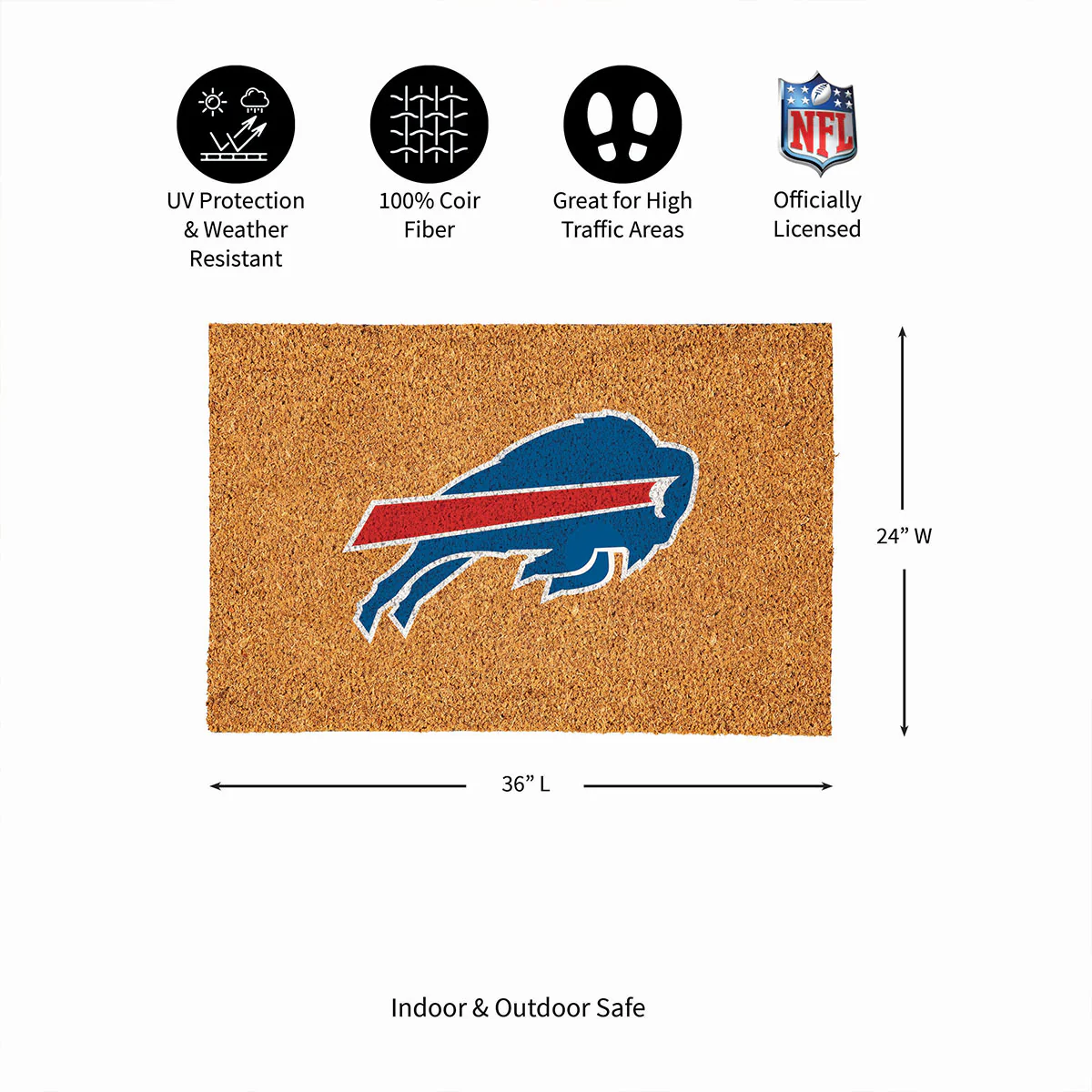 NFL Large Format Team Coir Mat - Image 17