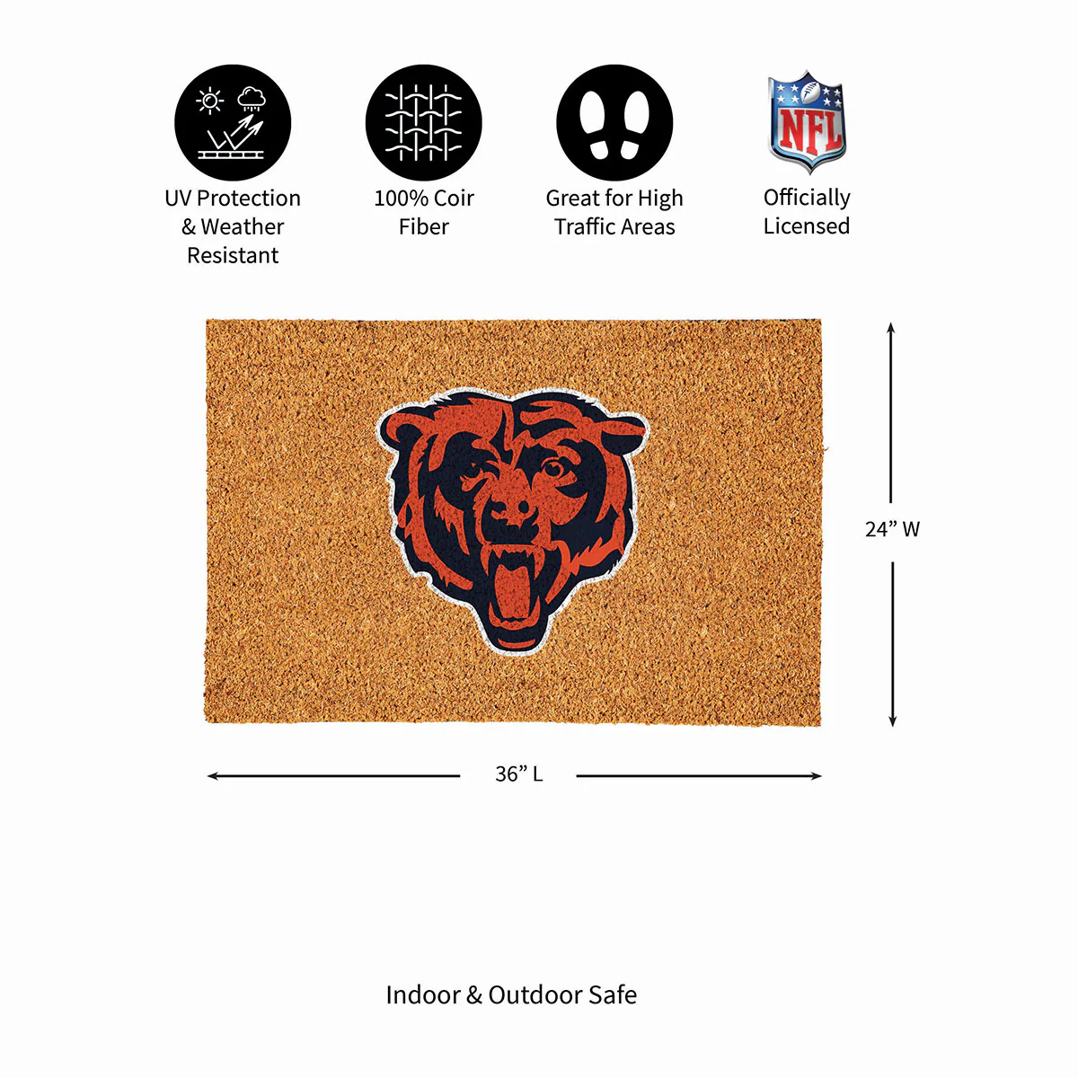 NFL Large Format Team Coir Mat - Image 27