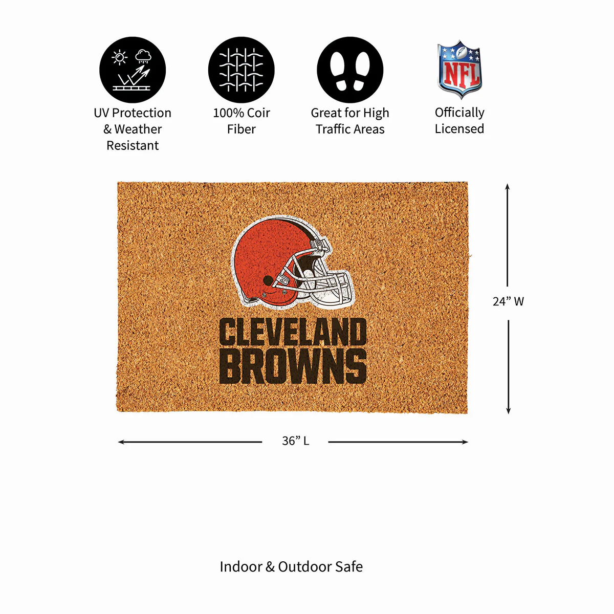 NFL Large Format Team Coir Mat - Image 37