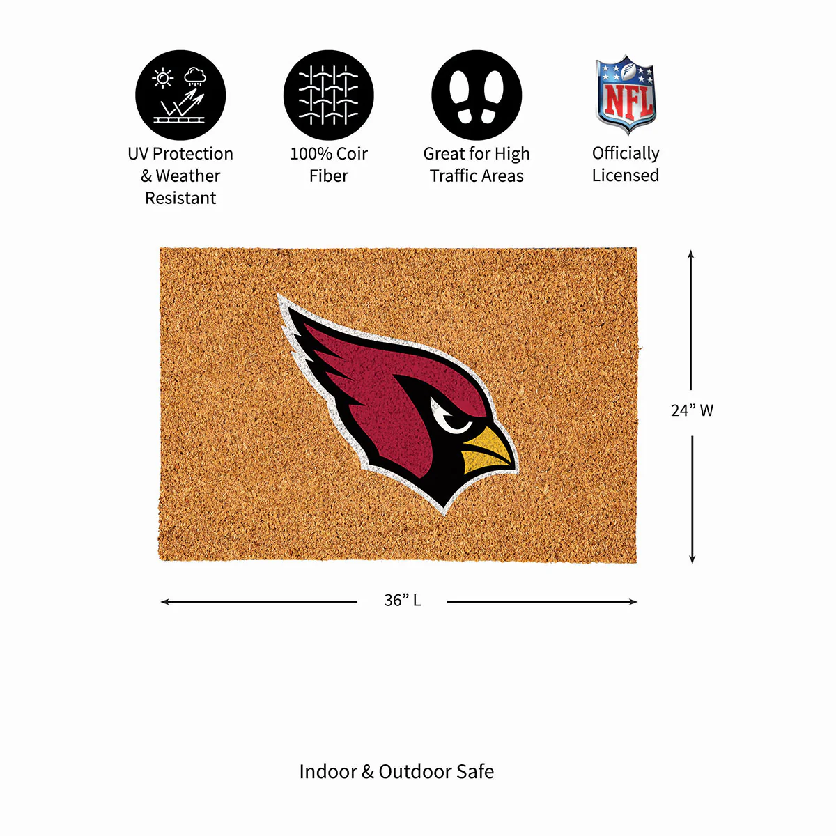 NFL Large Format Team Coir Mat - Image 4
