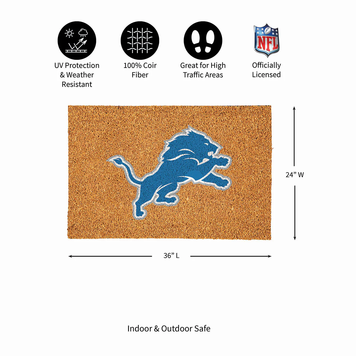 NFL Large Format Team Coir Mat - Image 52