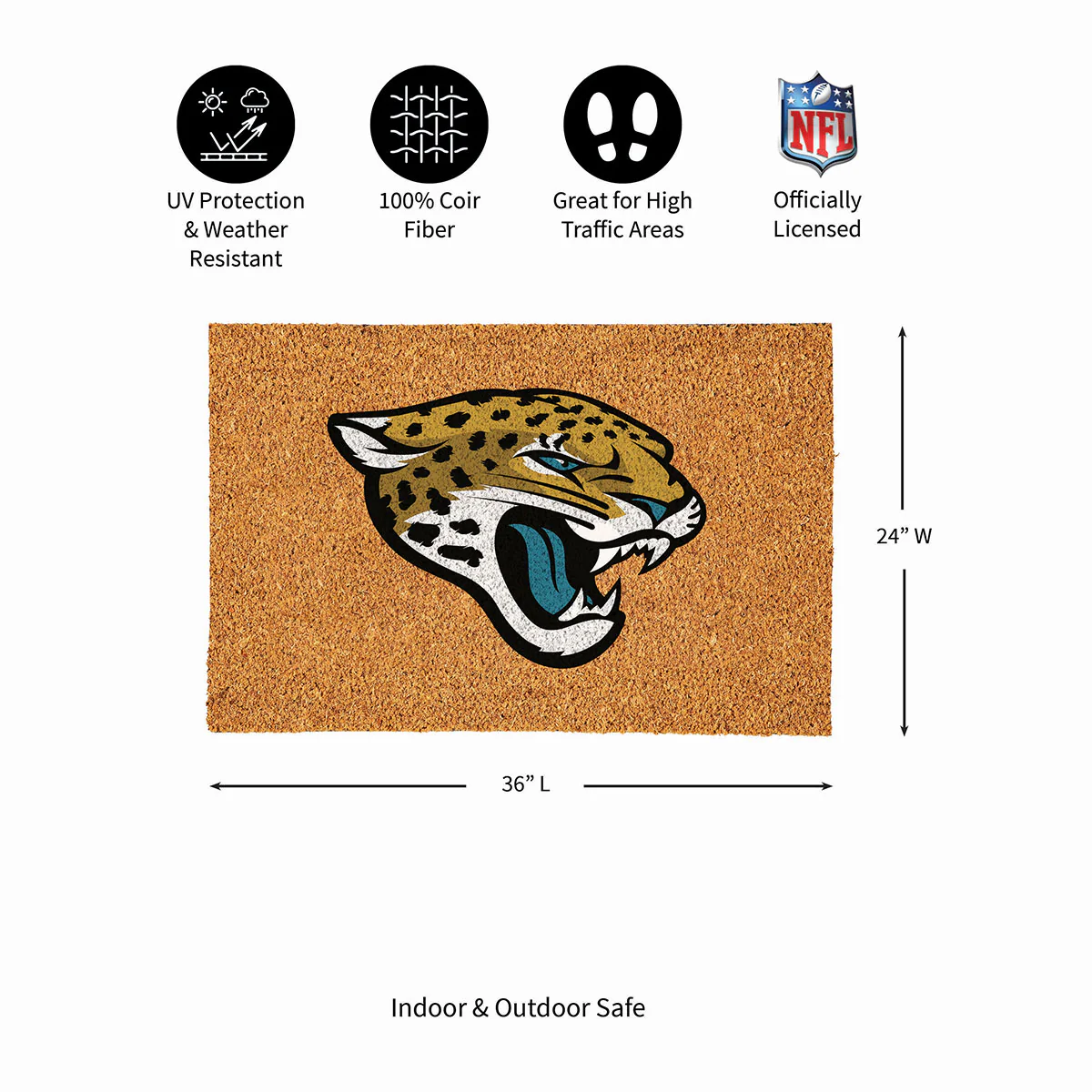 NFL Large Format Team Coir Mat - Image 77