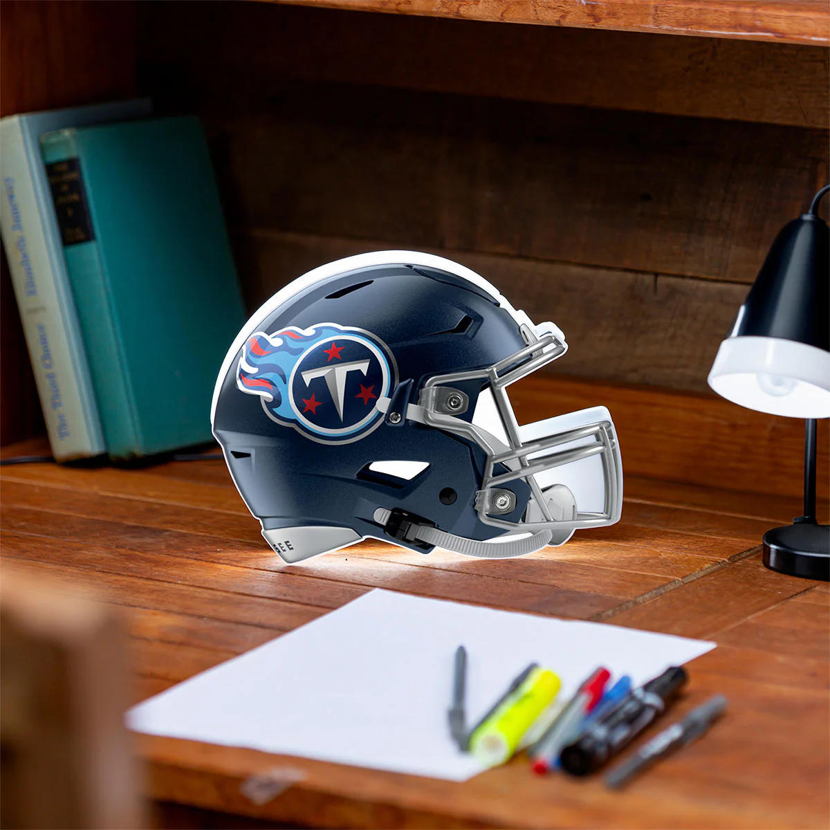 NFL LED Football Helmet Desk Lamp - Image 6