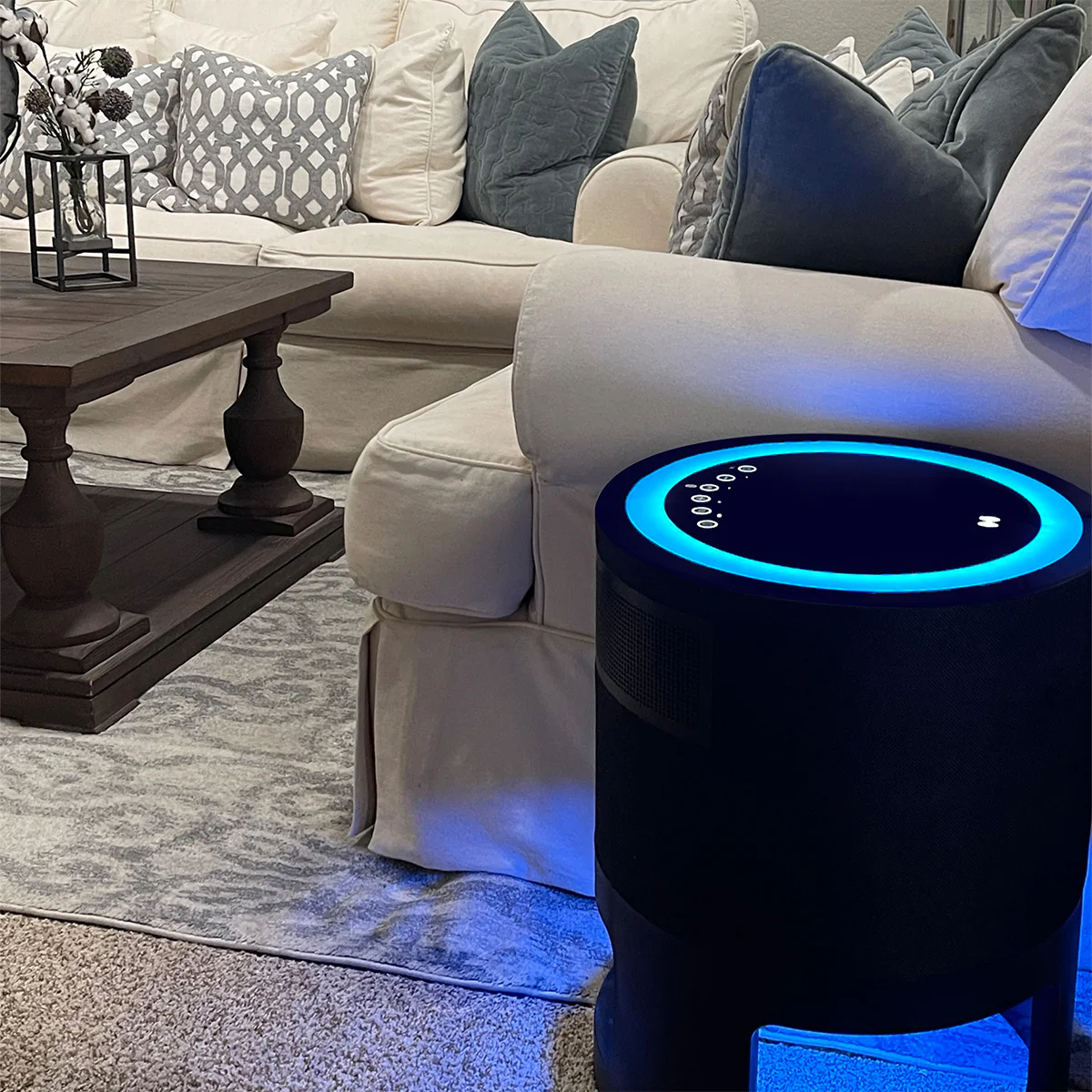 Nimbus Outdoor Bluetooth Speaker Side Table with Mood Lighting - Image 3