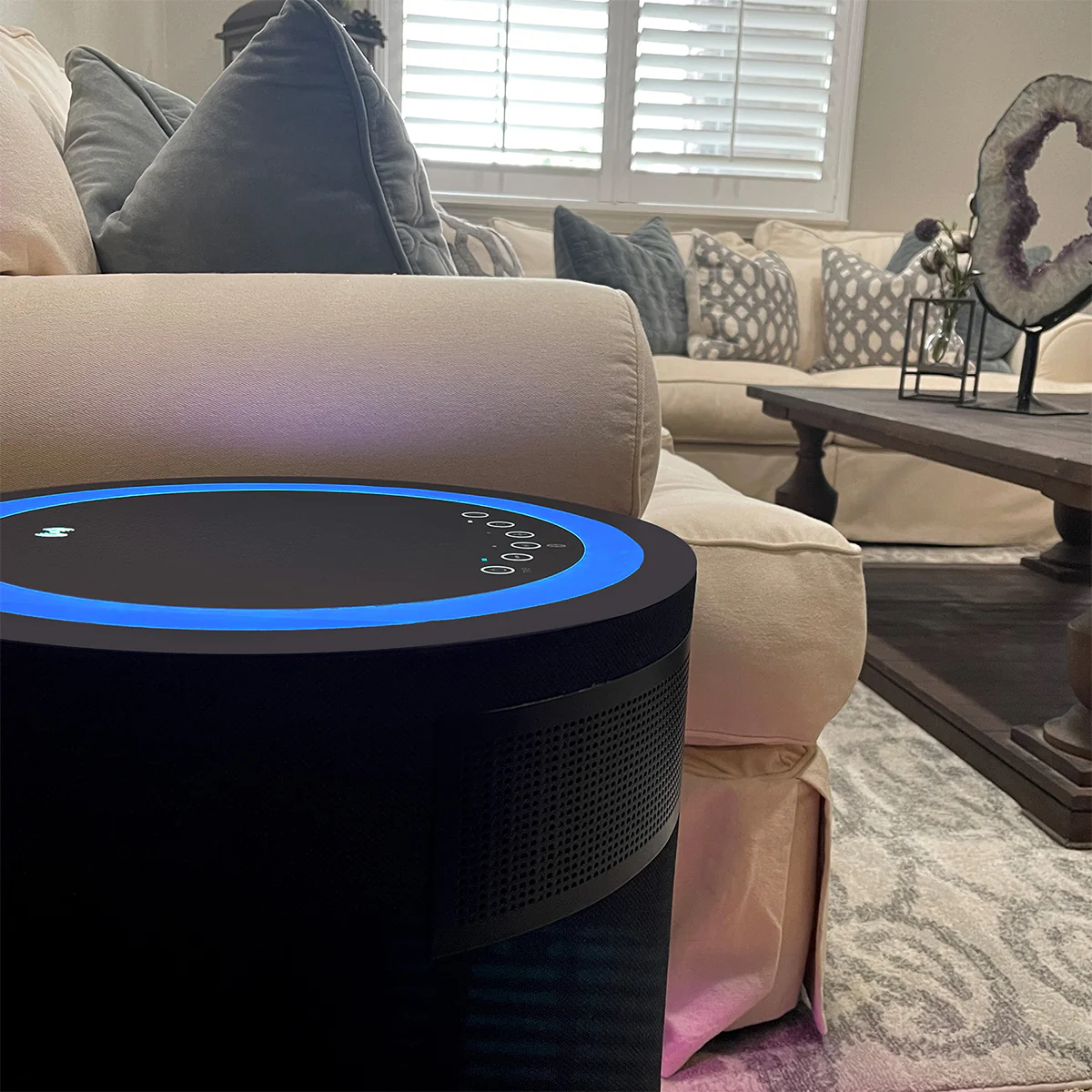 Nimbus Outdoor Bluetooth Speaker Side Table with Mood Lighting - Image 4