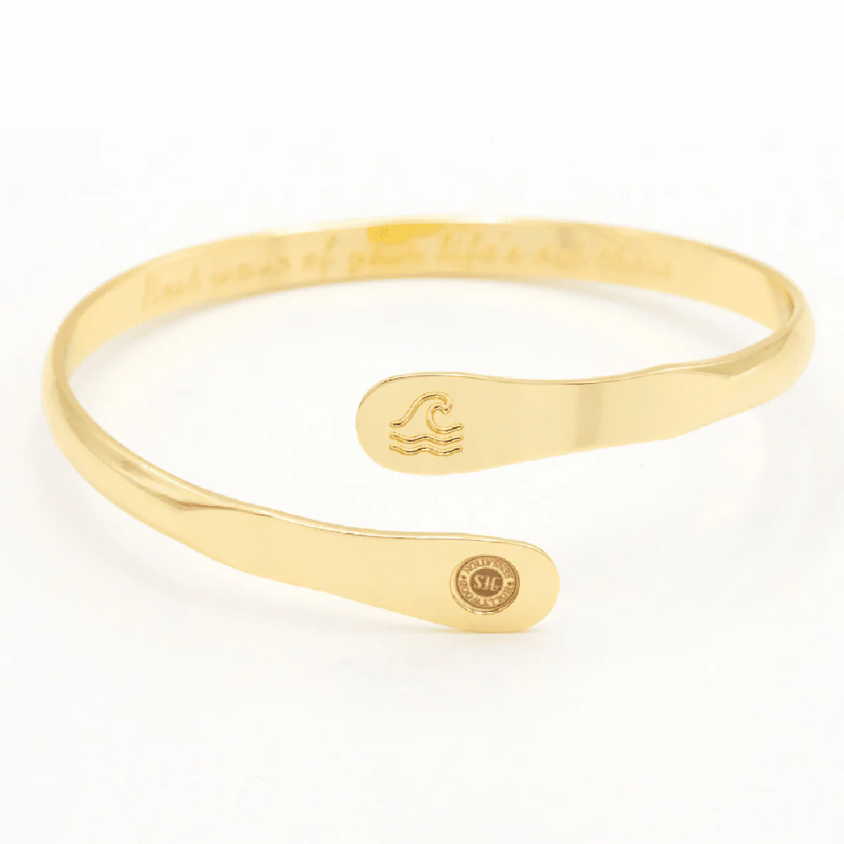 Ocean Wave Engraved Bracelet - Image 4