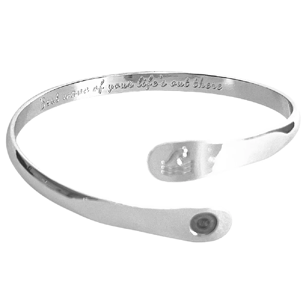 Ocean Wave Engraved Bracelet - Image 5