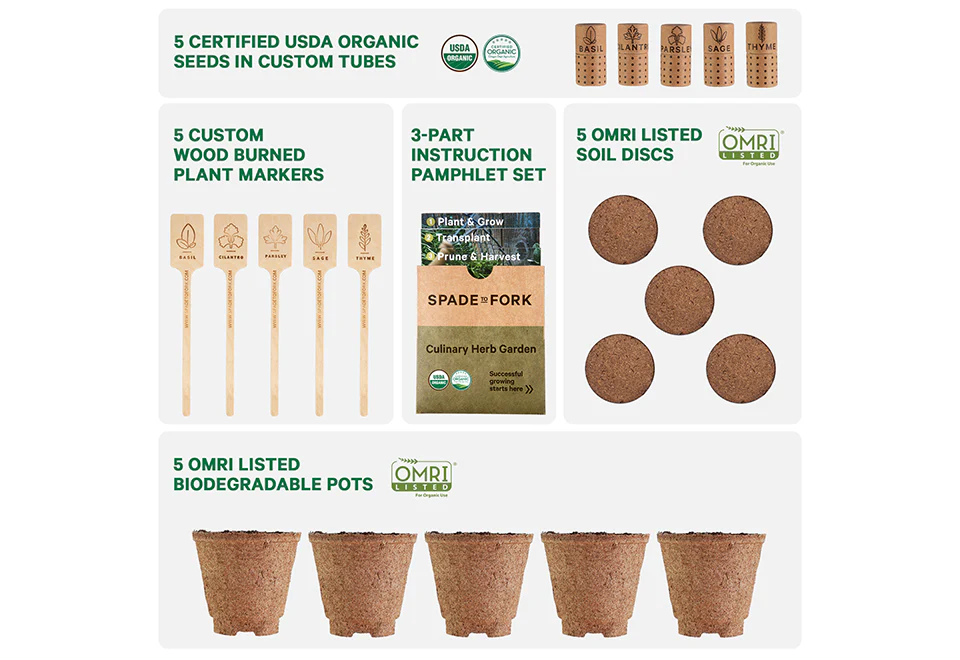 Organic Home Garden Seed Kits - Image 7