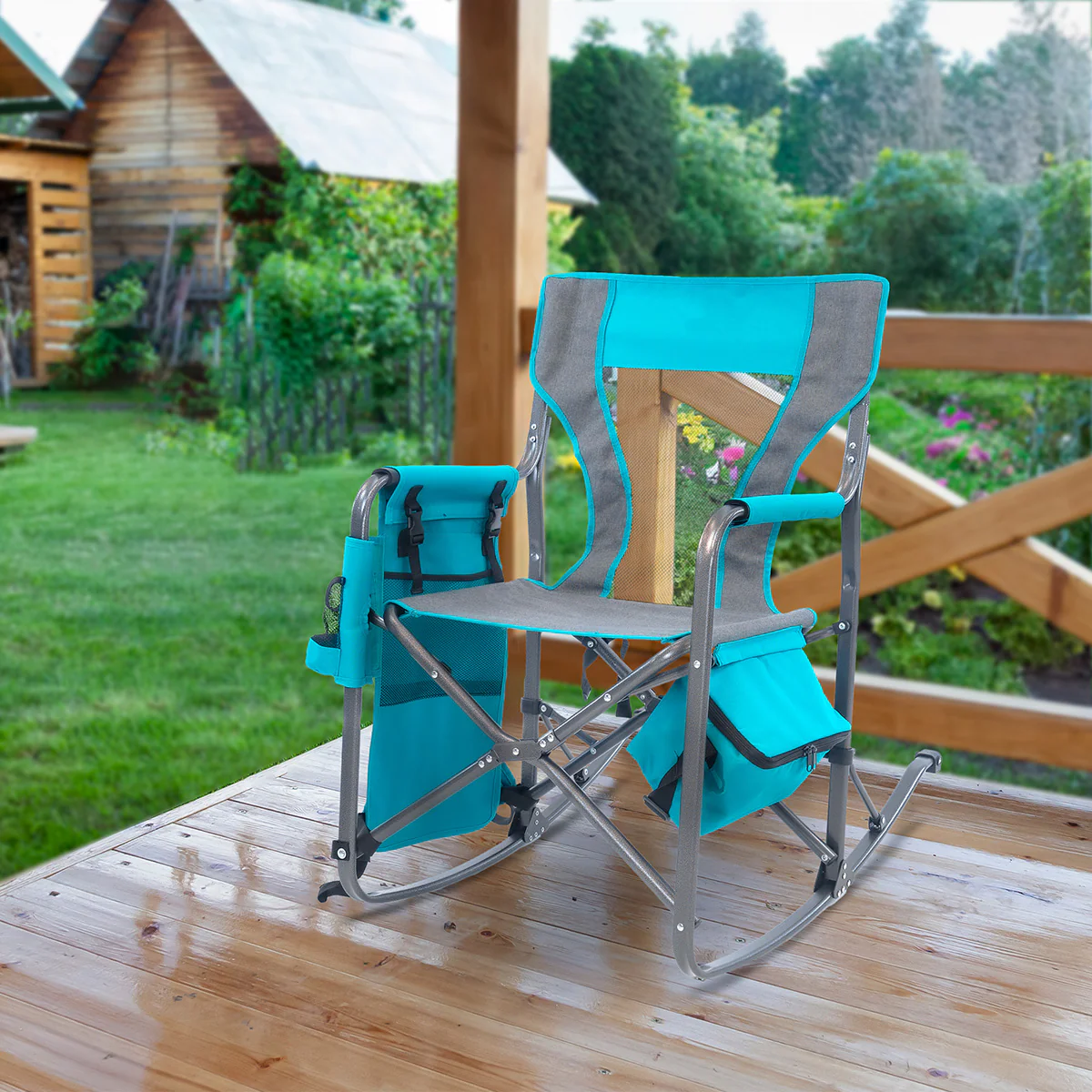 Outdoor Folding Rocking Chair - Image 29