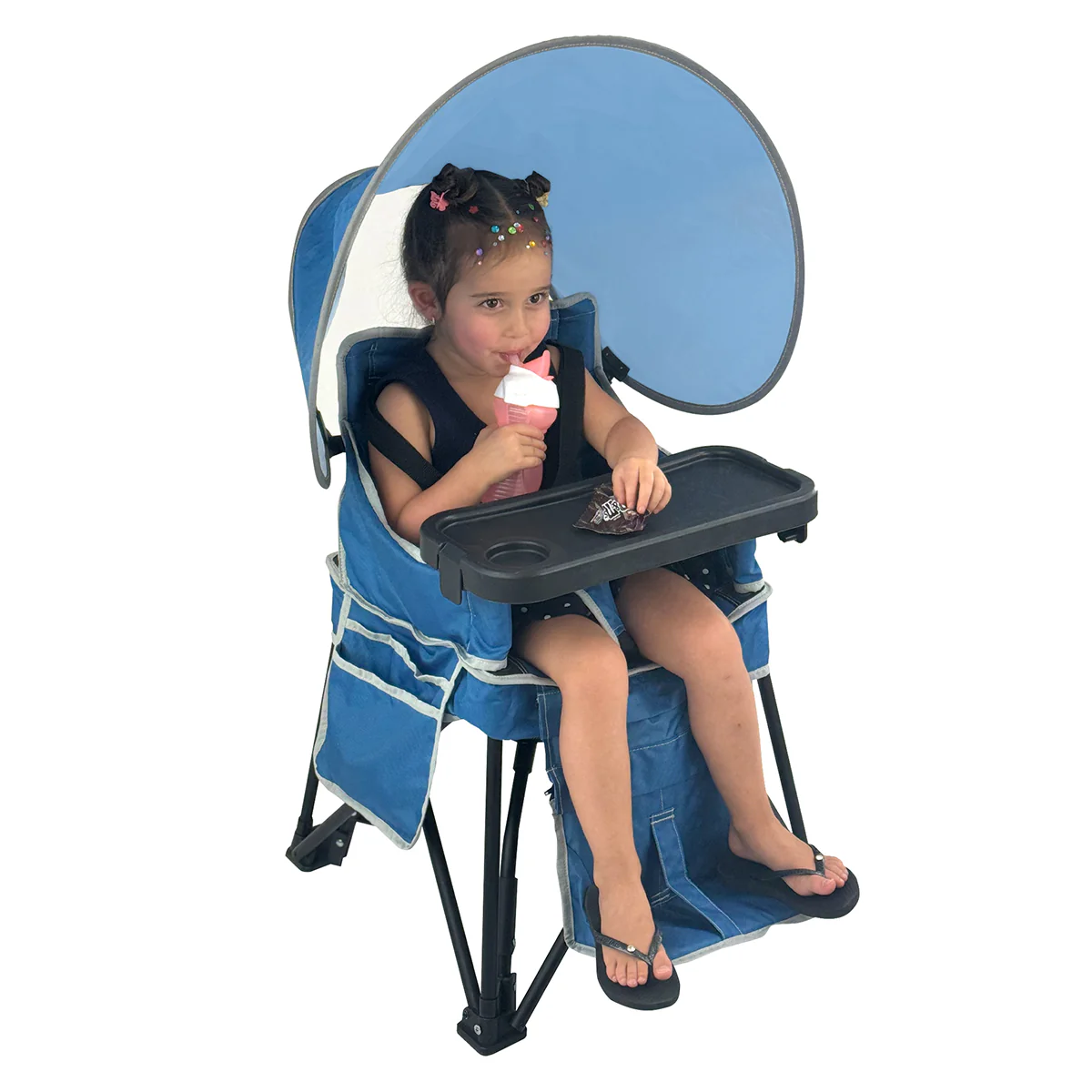 Outdoor High Chair with Sun Shade - Image 6