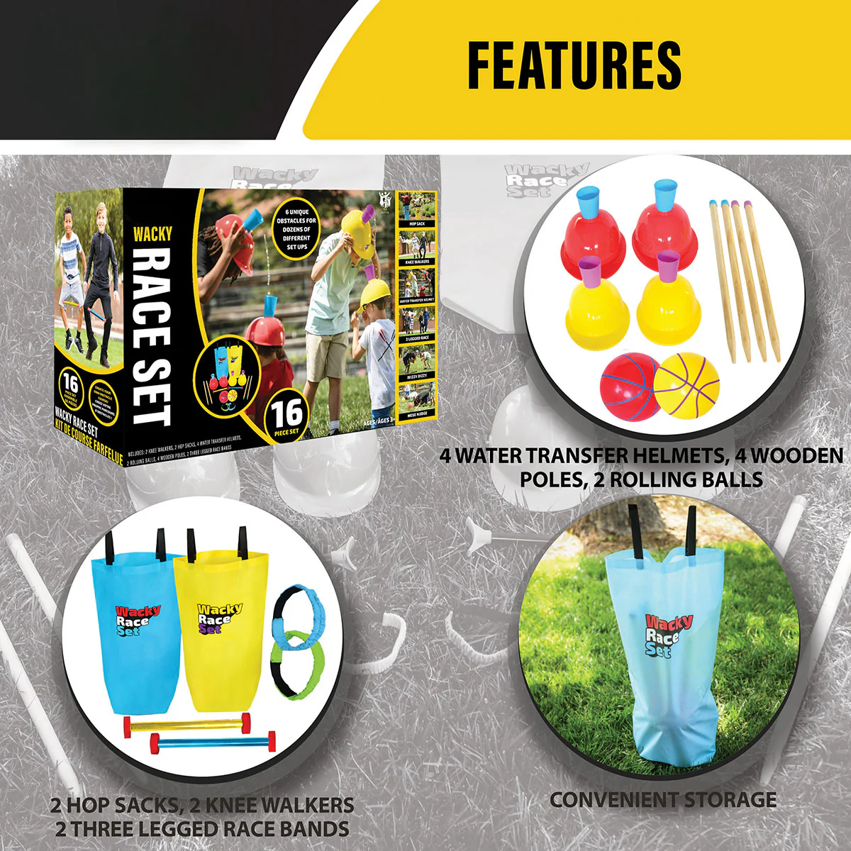 Outdoor Relay Race Games Kit - Image 6