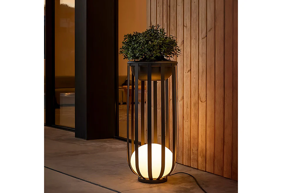 Outdoor Solar Powered LED Plant Stand (Set of 2) - Image 5