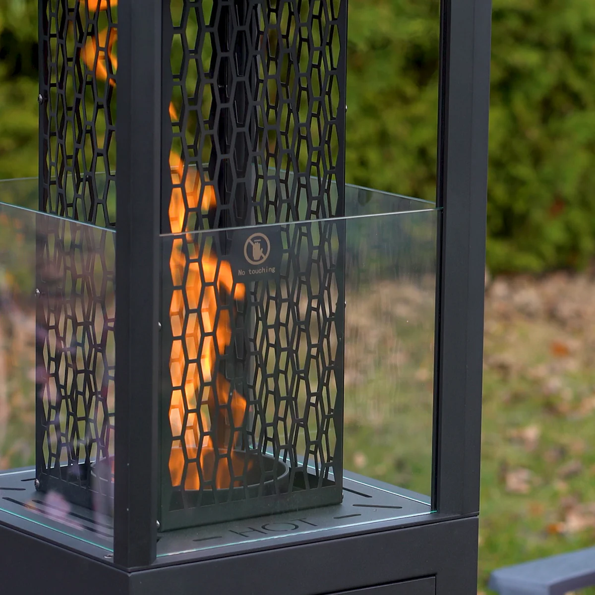 Outdoor Wood Pellet Patio Heater with Fan - Image 3
