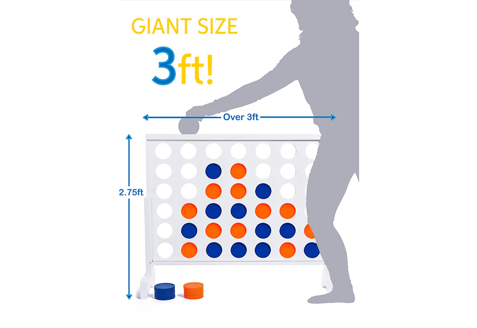 Oversized 4-in-A-Row Game - Image 3
