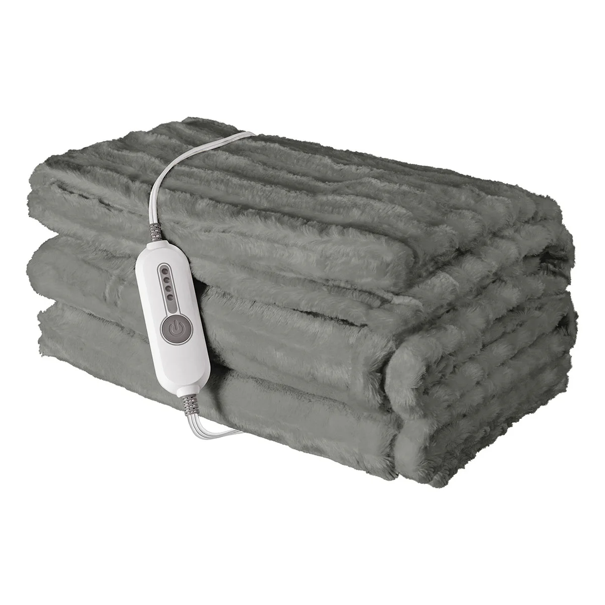 Oversized Faux Fur Heated Throw - Image 5