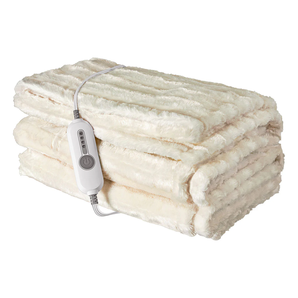 Oversized Faux Fur Heated Throw - Image 9