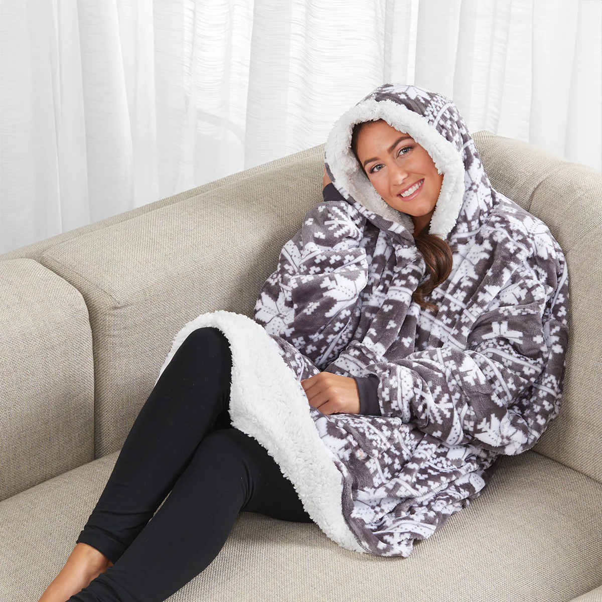 Oversized Lounging Hoodie - Image 3
