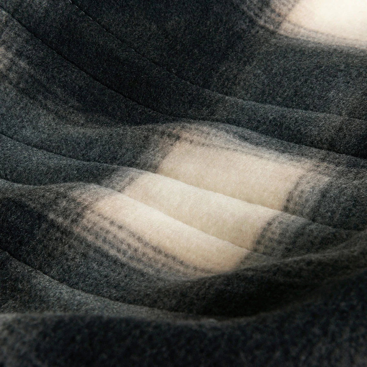 Oversized Plaid Faux Fur Heated Throw - Image 3