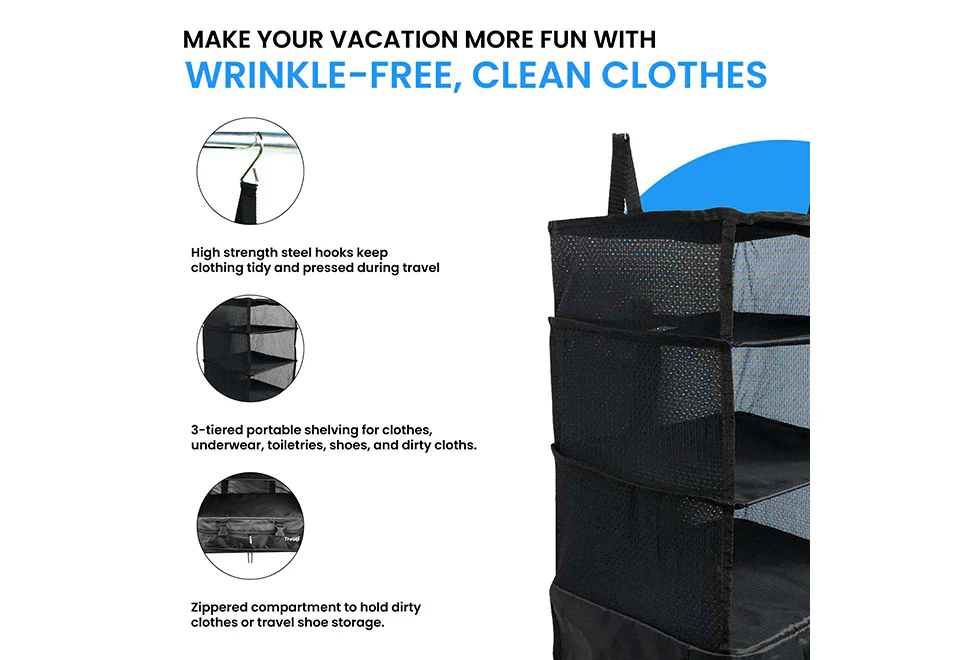 Packable Hanging Shelves (Set of 2) - Image 4