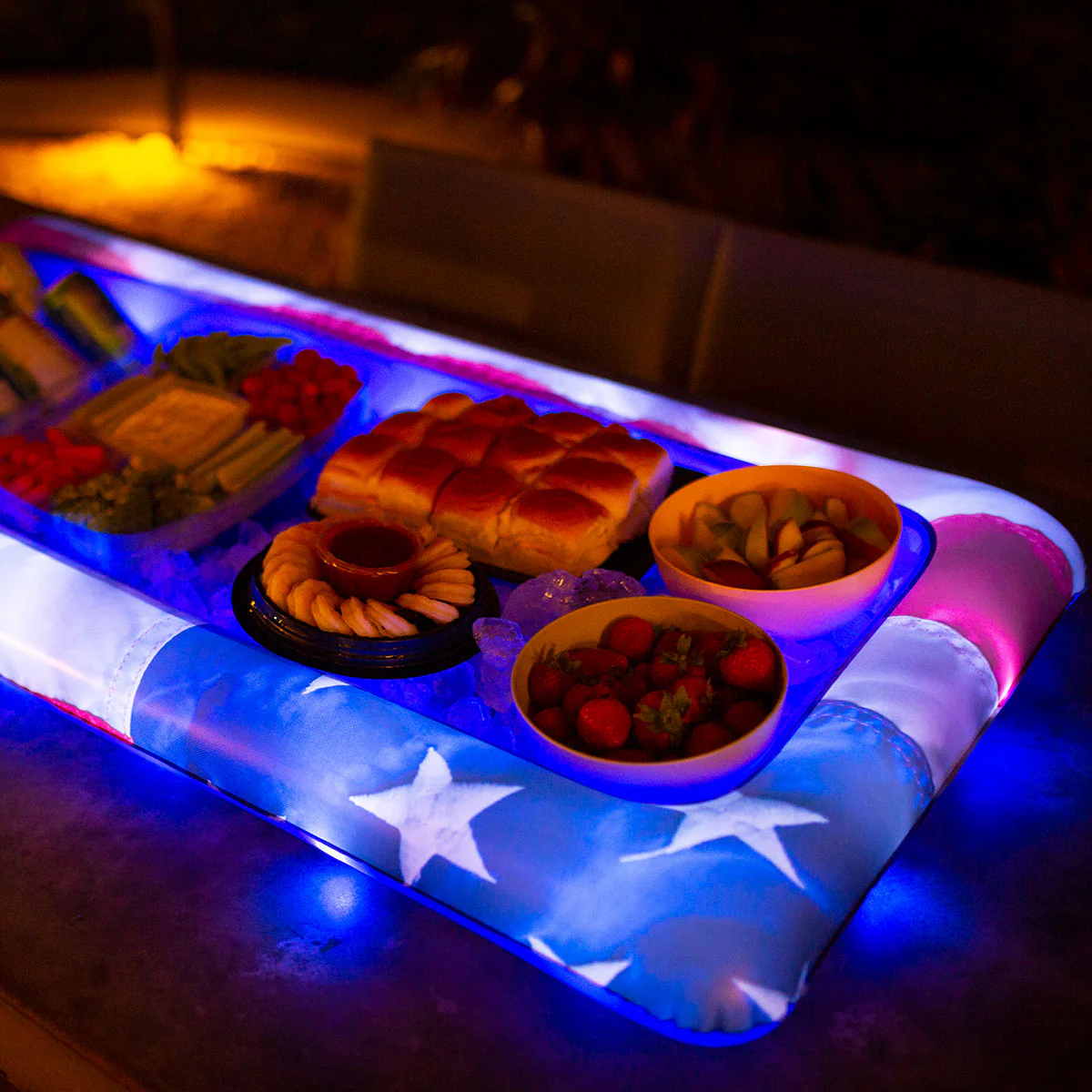 Patriotic Floating Pool Buffet Cooler - Image 2