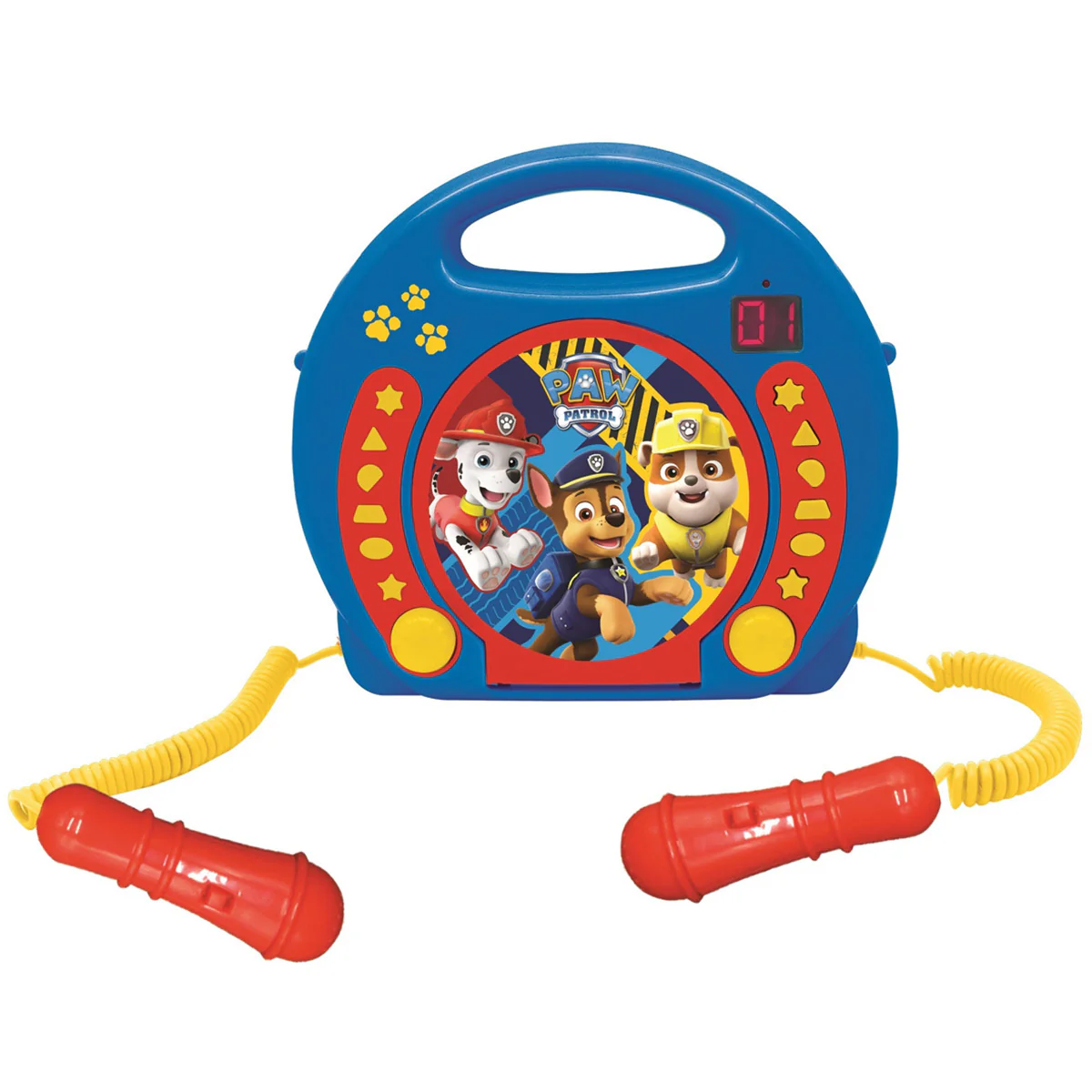 PAW Patrol Portable CD Player with 2 Sing Along Microphones - Image 5