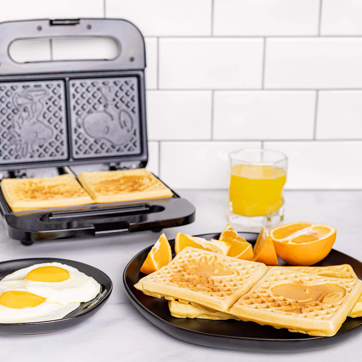 Peanuts Snoopy and Woodstock Double-Square Waffle Maker - Image 3