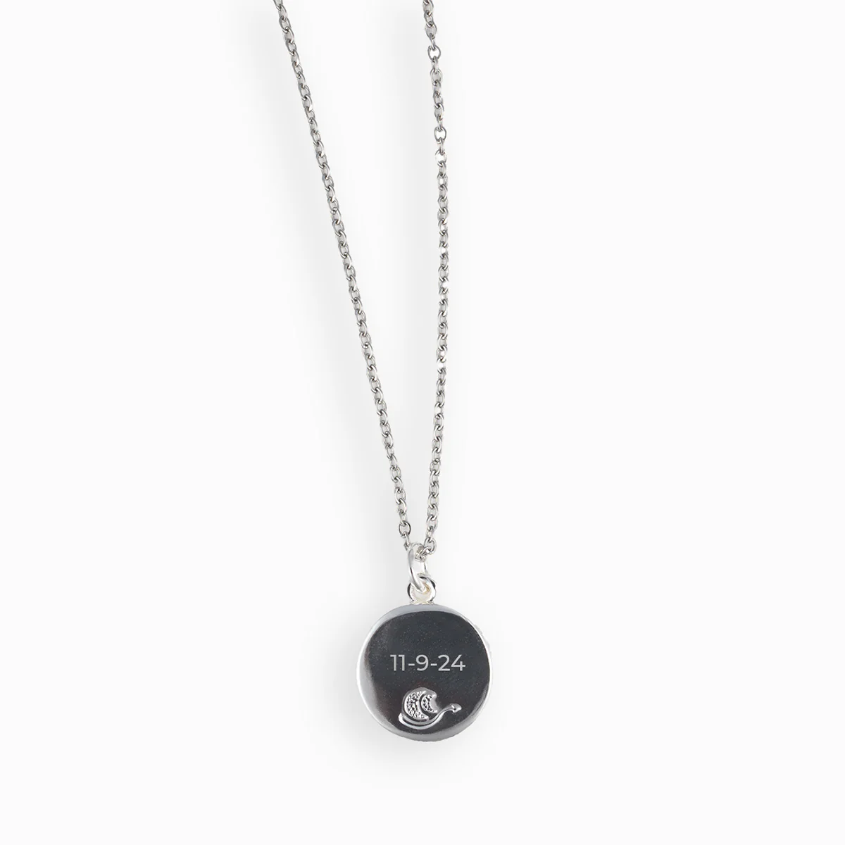 Personalized Engraved Choose Your Moon Phase Charmed Simplicity Necklace - Image 2
