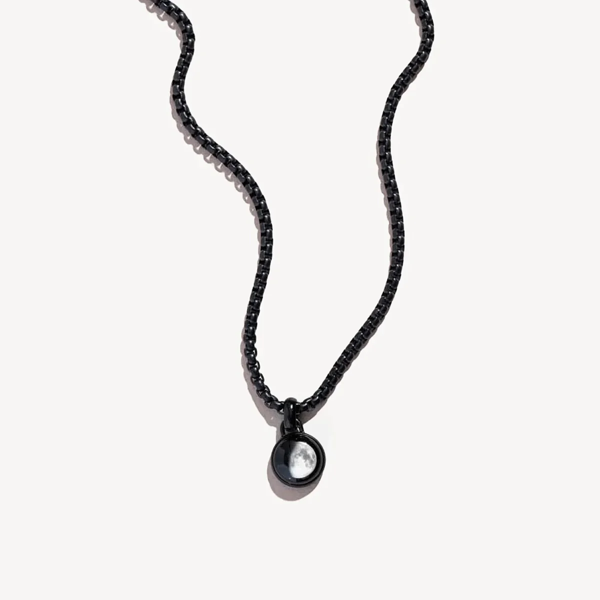 Personalized Engraved Choose Your Moon Phase Orion Necklace - Image 3