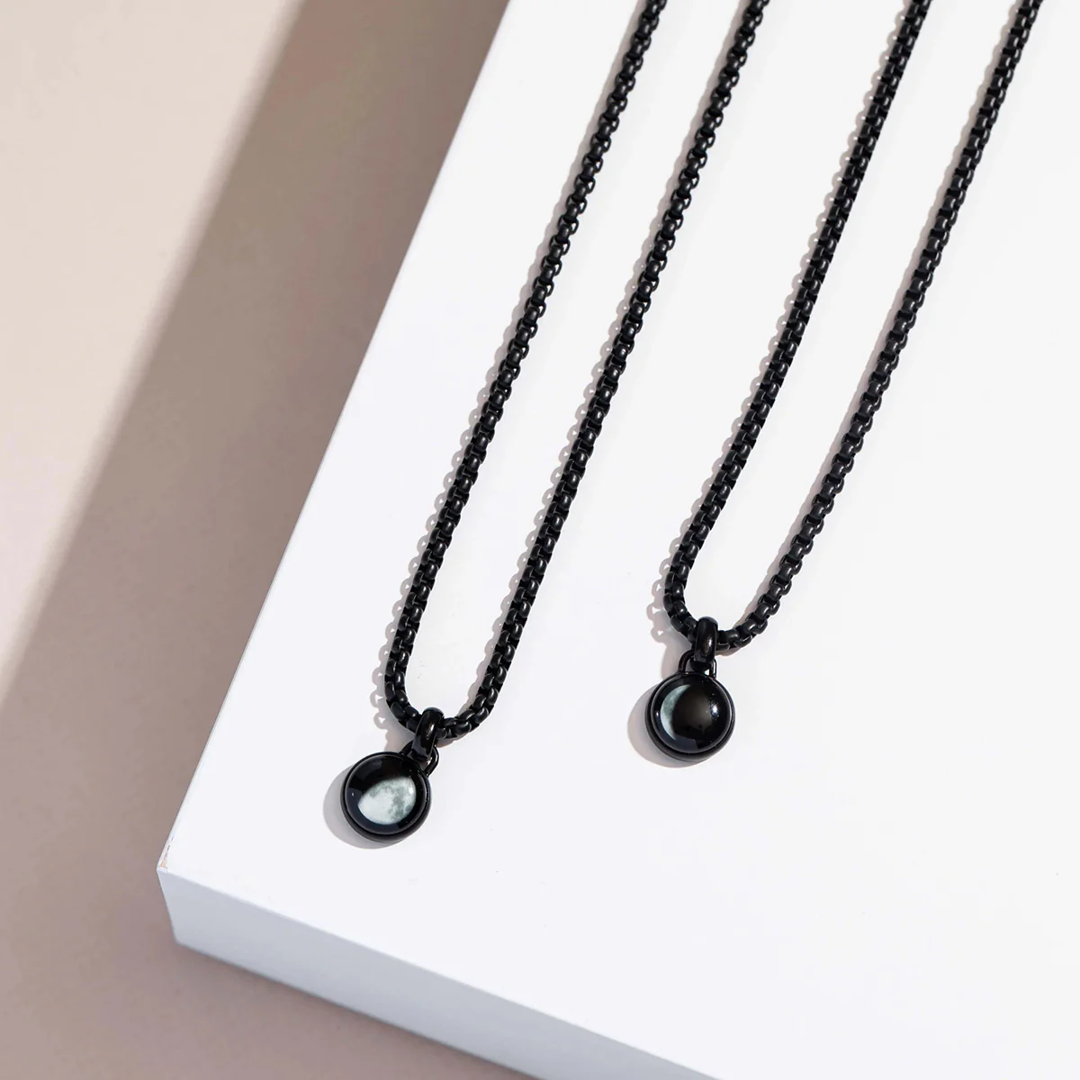 Personalized Engraved Choose Your Moon Phase Orion Necklace - Image 5