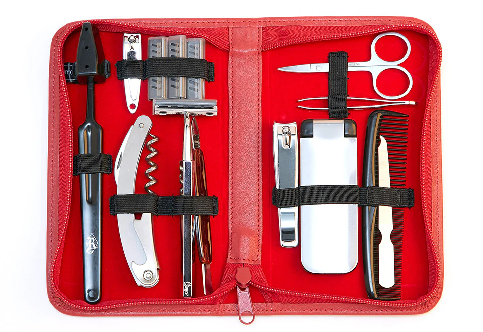Personalized Luxury Travel Grooming Set - Image 3