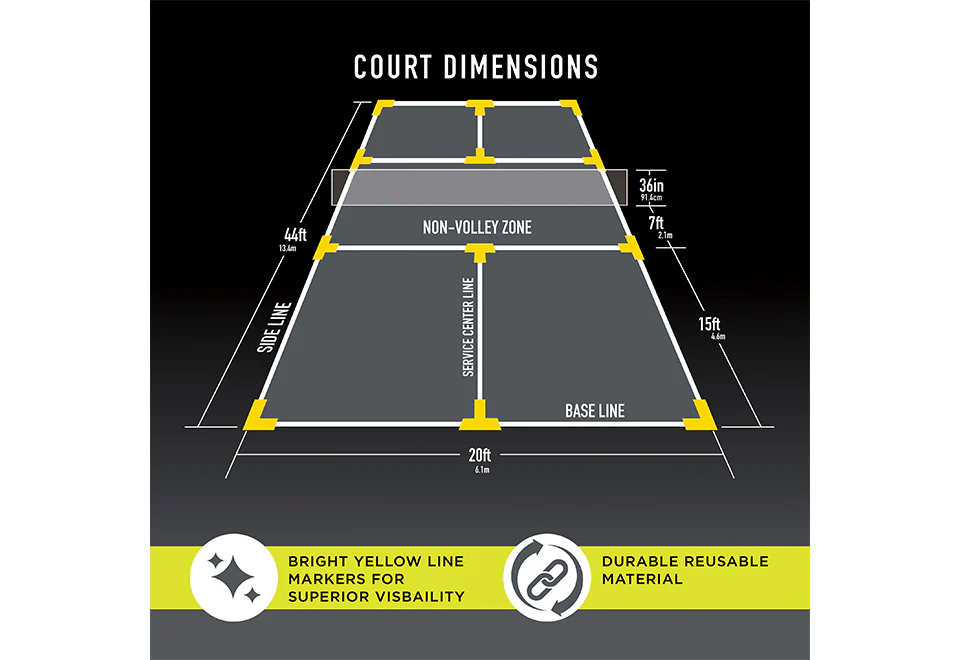 Pickleball Court Marker Kit - Image 4