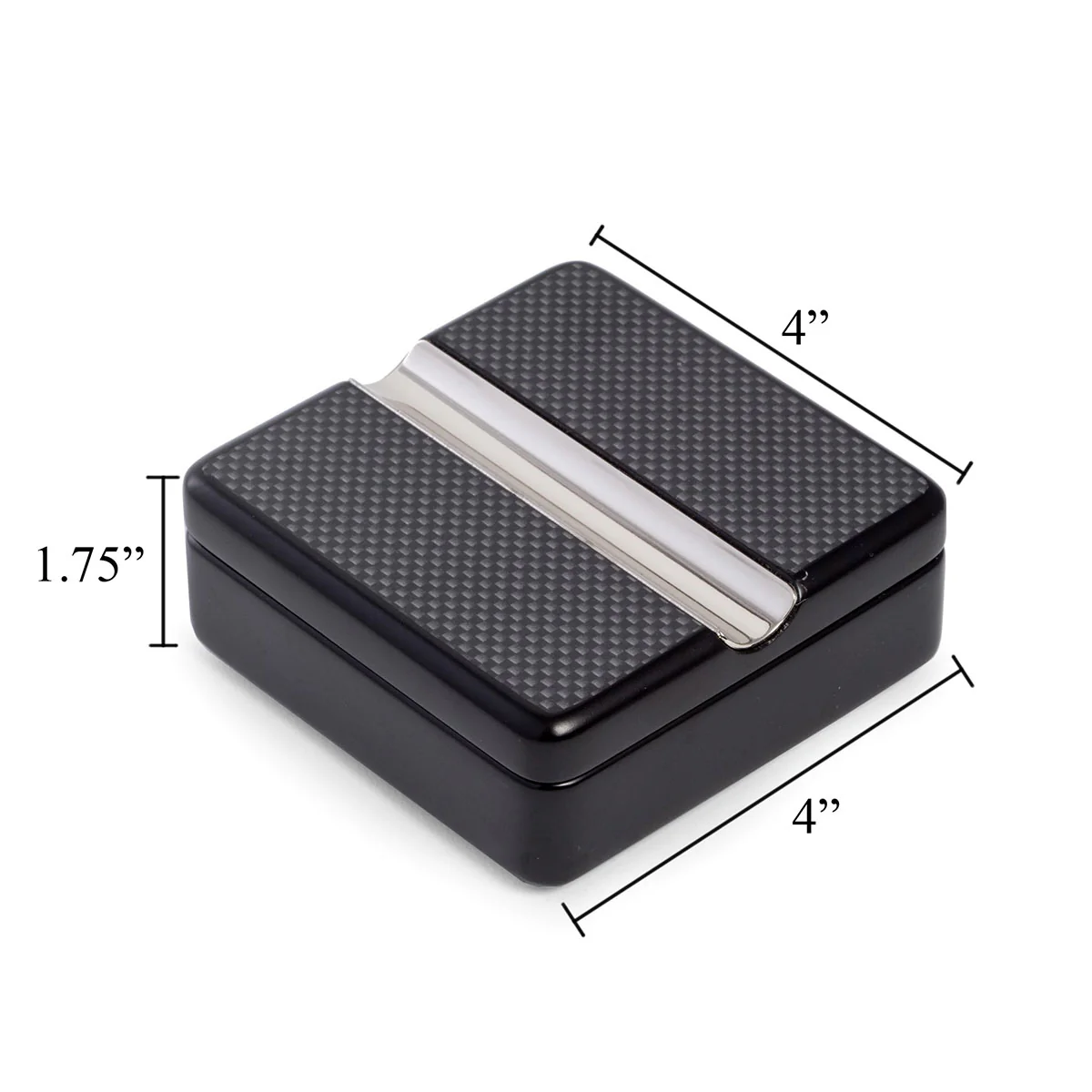 Pivot Design Carbon Fiber Single Cigar Ashtray - Image 5
