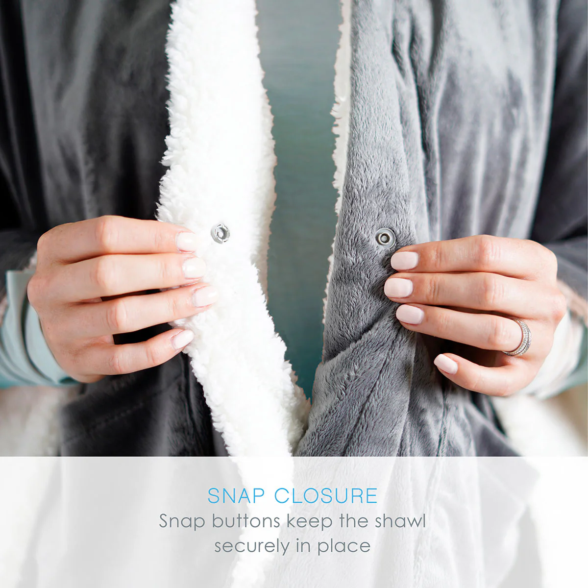 Plush Heated Shawl - Image 4