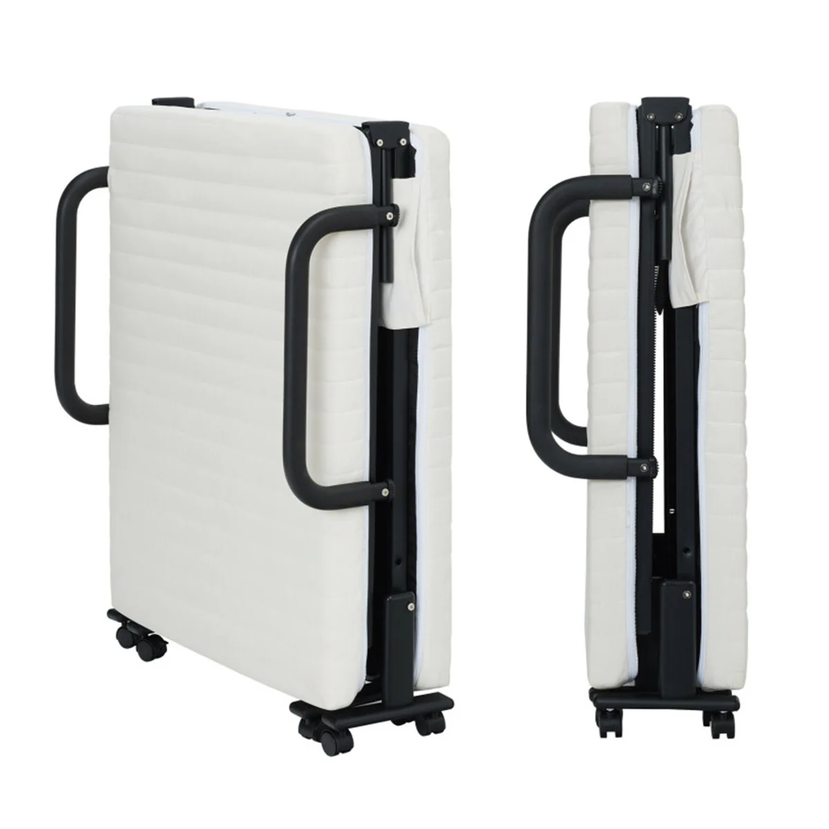 Portable Adjustable Guest Single Bed Twin Mattress - Image 18