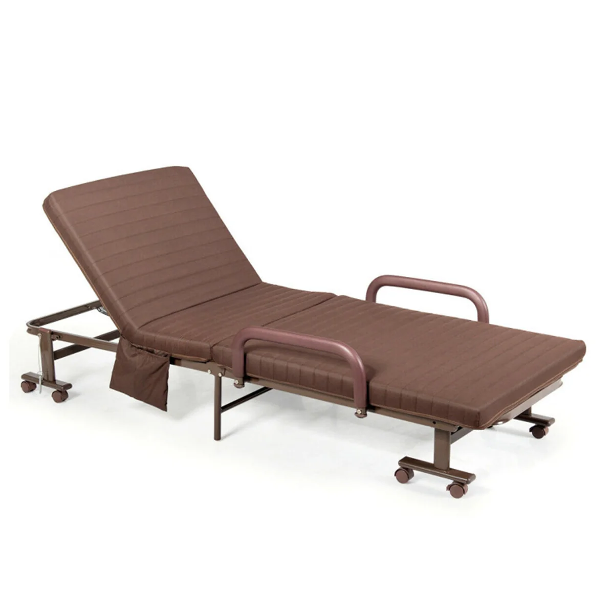 Portable Adjustable Guest Single Bed Twin Mattress - Image 23