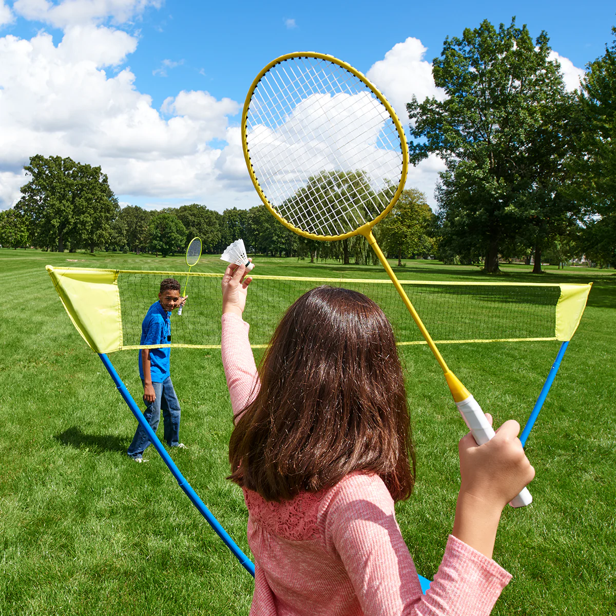 Portable Badminton with LED Birdies by Sharper Image - Image 3