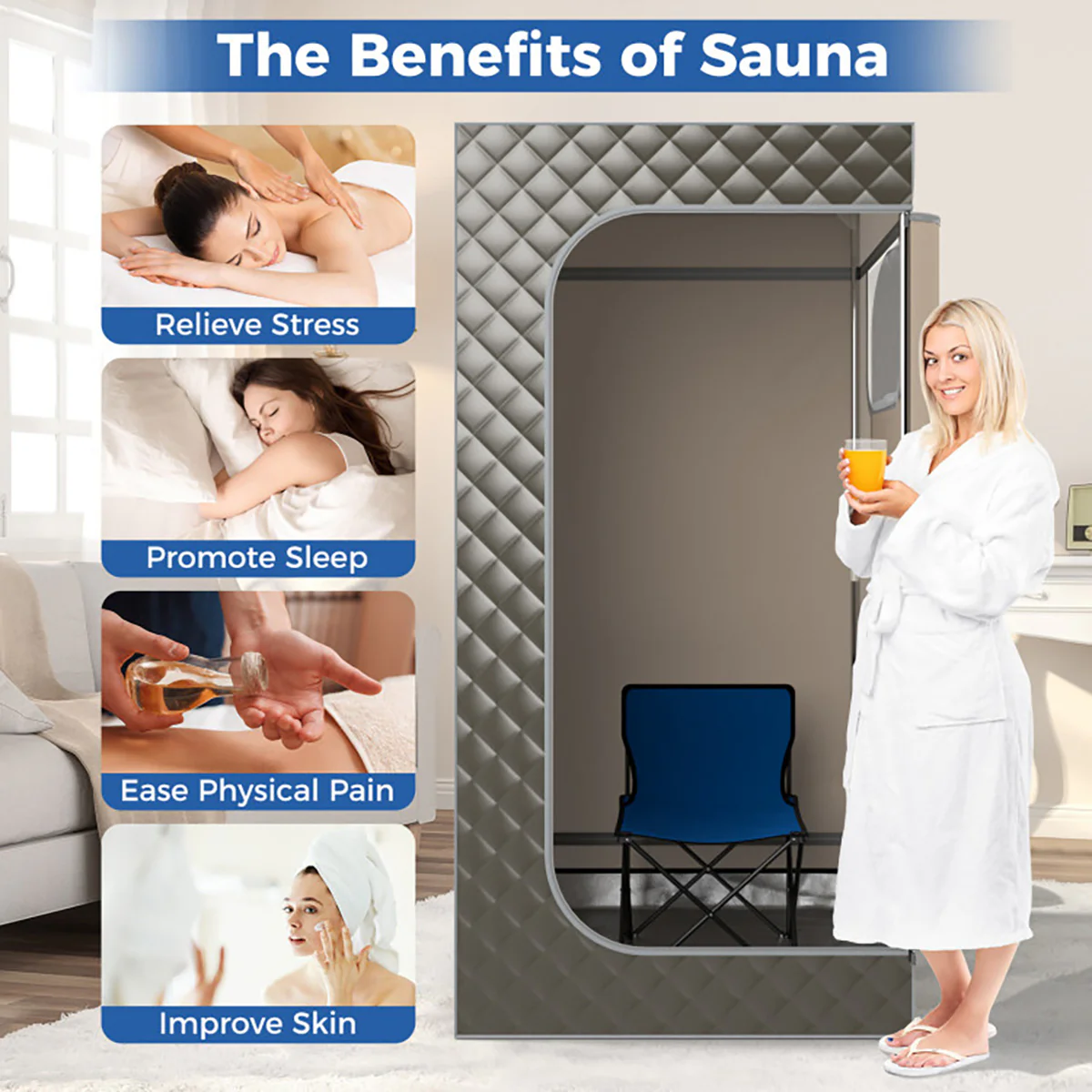 Portable Full Body Steam Sauna - Image 5