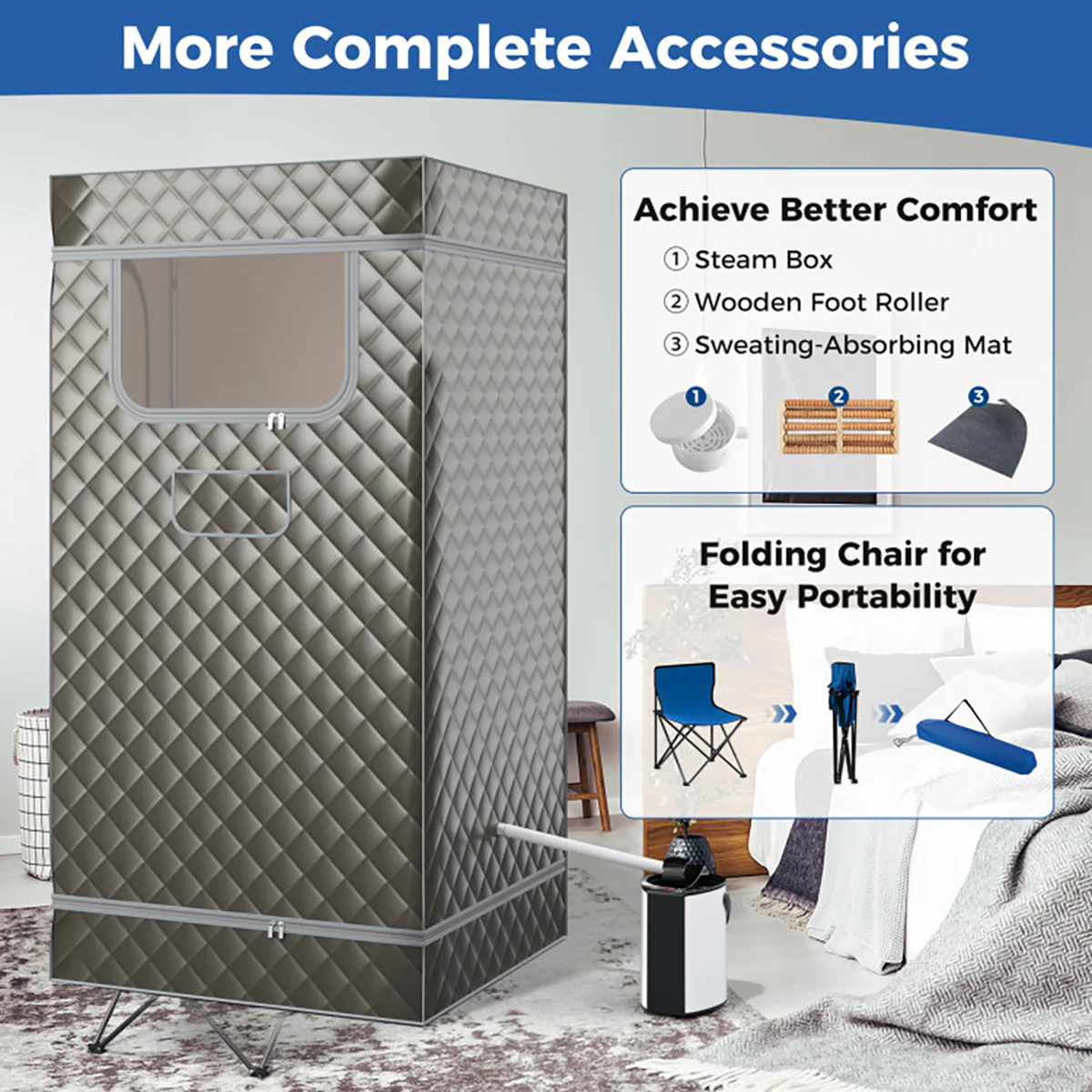 Portable Full Body Steam Sauna - Image 8