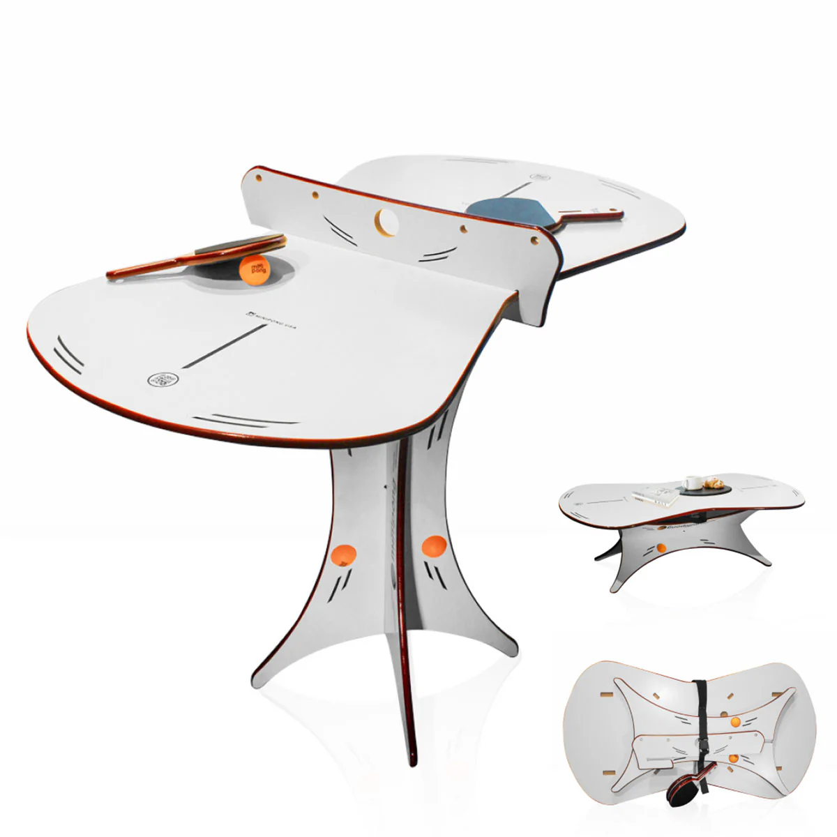 Portable Mini Ping Pong Table - Image 3