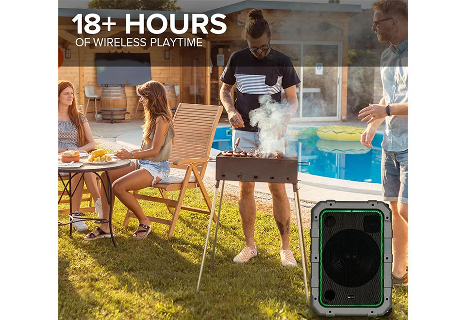 Portable Splashproof Trolley Speaker - Image 3