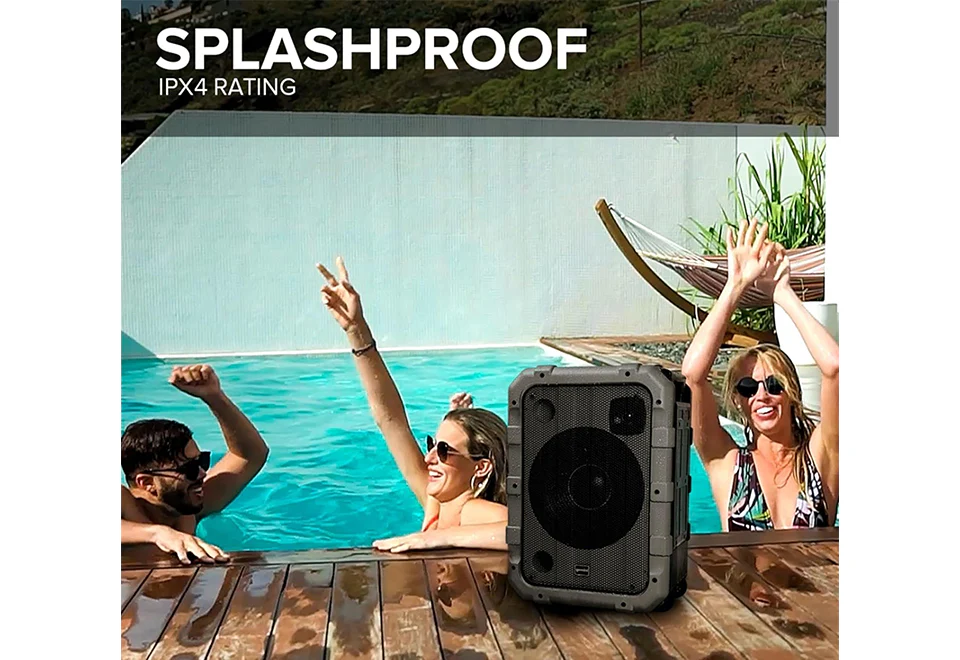 Portable Splashproof Trolley Speaker - Image 4